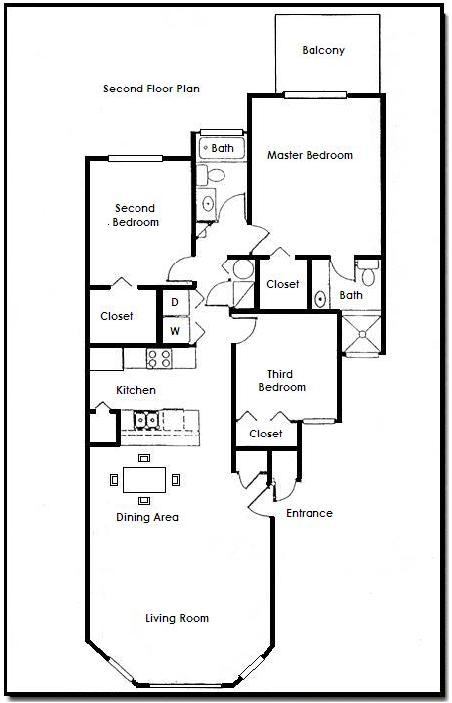 3-Bedroom Condo Floor Plans